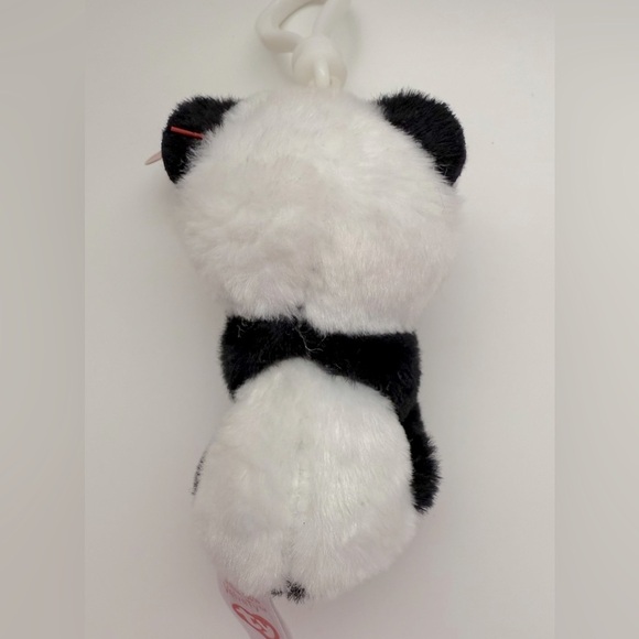 3” Ty Mini Baboo Panda Bear Plush Keychain - Picture 3 of 9